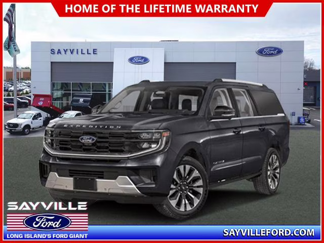 2026 Agate Black Metallic Ford Expedition Max Platinum 4x4 4X4 SUV