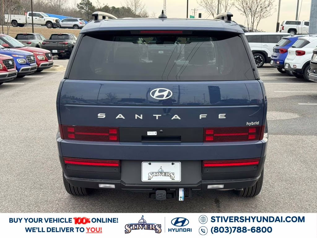 2026 Atlantis Blue Hyundai Santa Fe Hybrid SEL FWD SUV