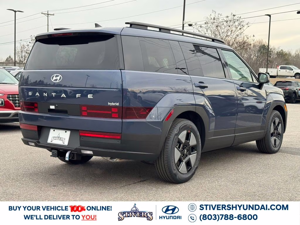 2026 Atlantis Blue Hyundai Santa Fe Hybrid SEL FWD SUV