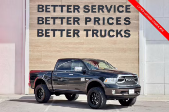 2018 Brilliant Black Crystal Pearl Ram 1500 Longhorn 4X4 Truck