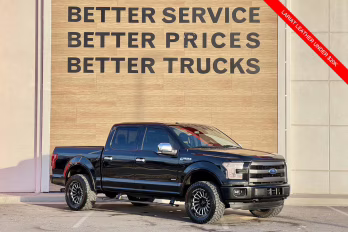 2015 Tuxedo Black Metallic Ford F-150 Lariat 4X4 Truck