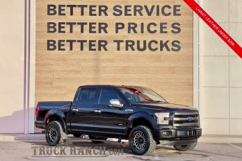 2015 Black Ford F-150 XLT 4X4 Truck