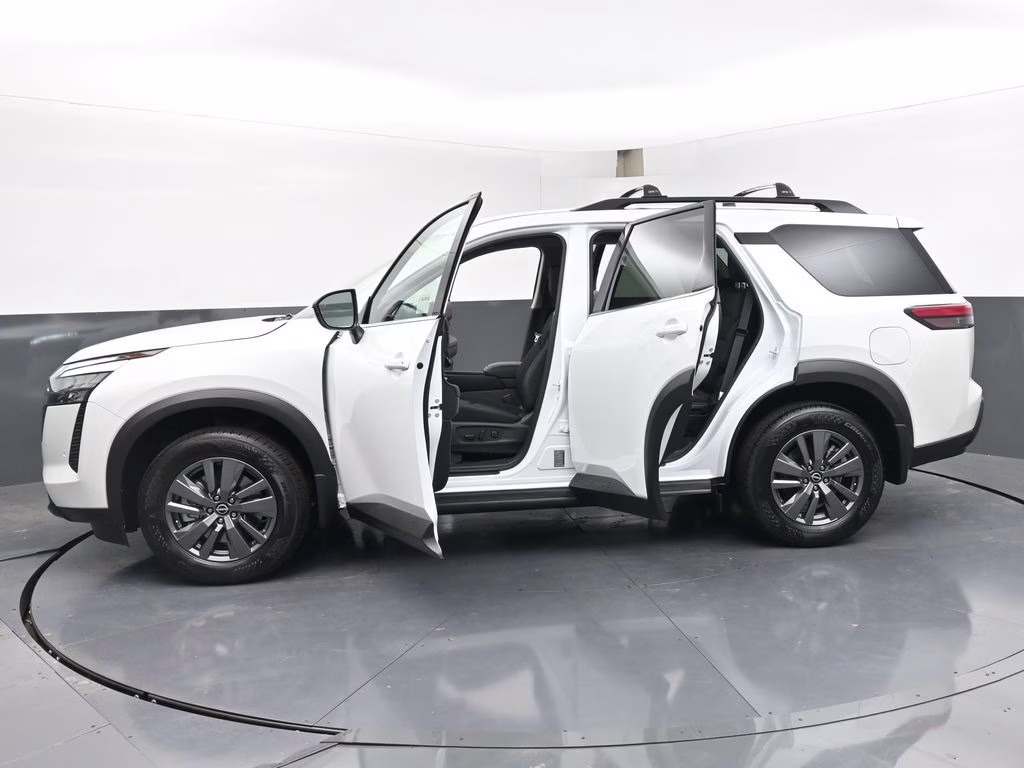 2026 Everest White Pearl Tricoat Nissan Pathfinder SV FWD SUV
