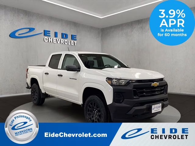 2026 Summit White Chevrolet Colorado Work Truck 4X4 Truck