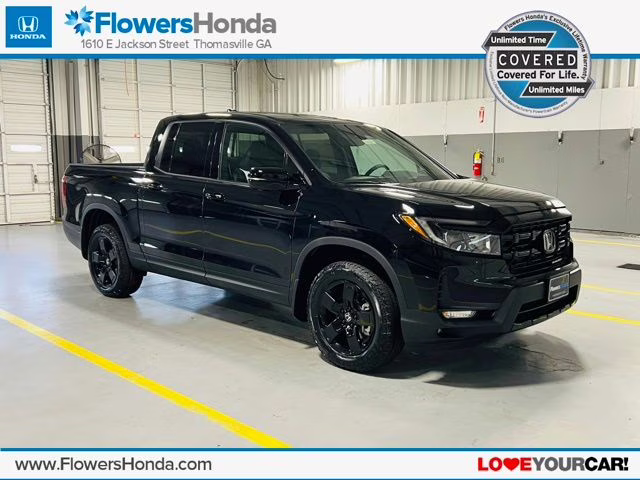 2026 Crystal Black Pearl Honda Ridgeline Black Edition AWD Truck