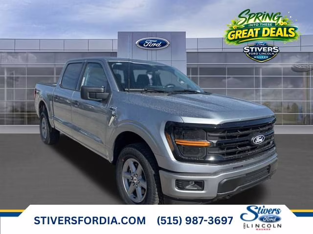 2026 Iconic Silver Metallic Ford F-150 XLT 4X4 Truck
