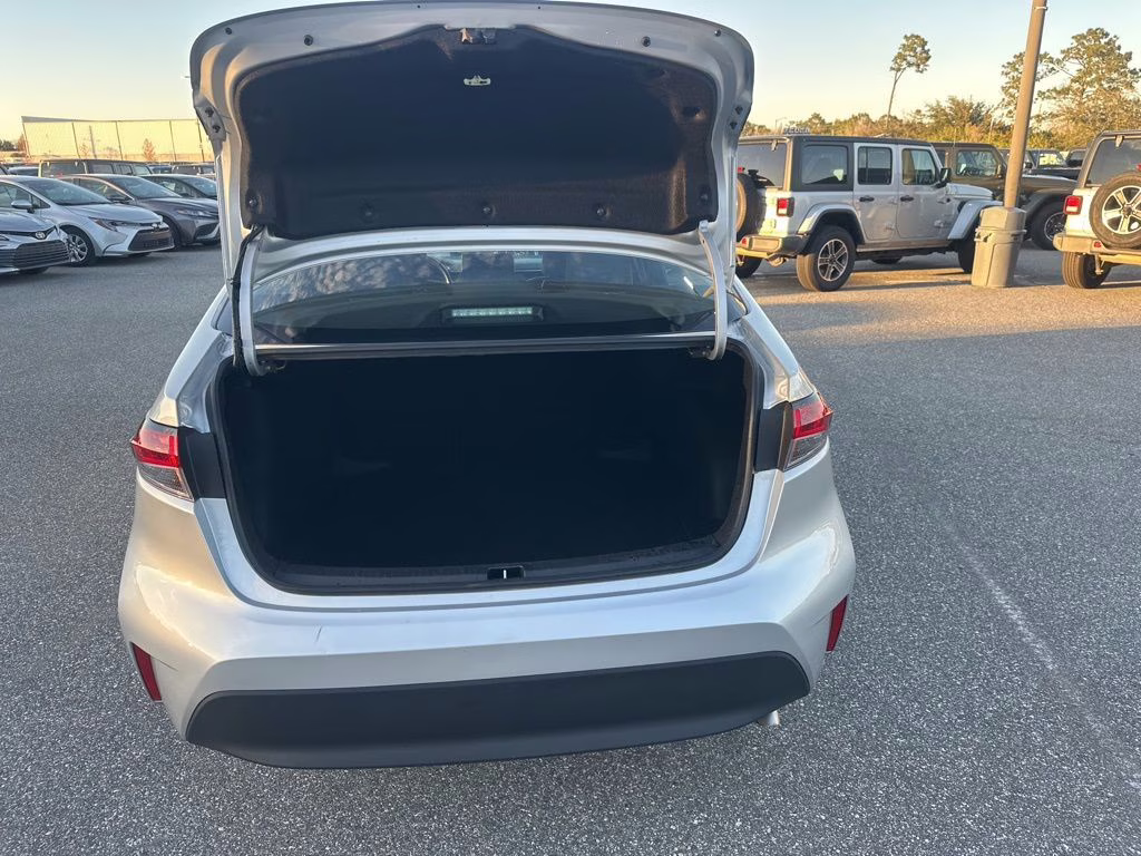 2025 Silver Toyota Corolla LE FWD Sedan