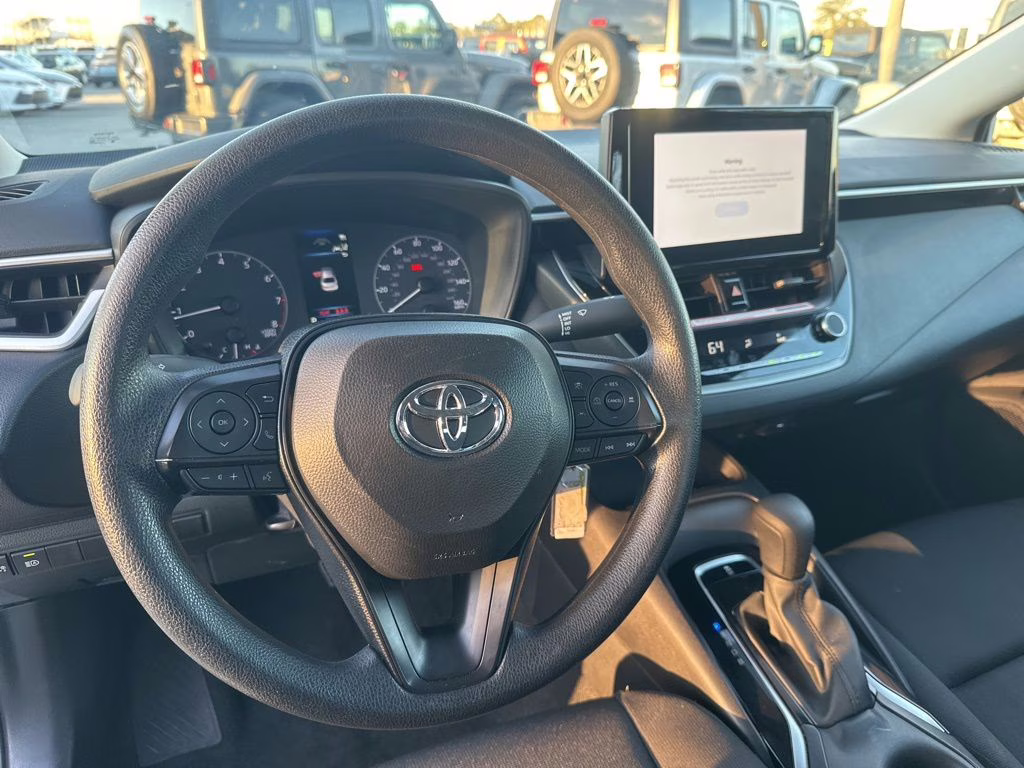 2025 Silver Toyota Corolla LE FWD Sedan