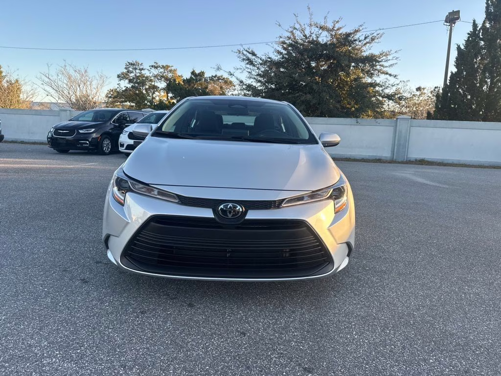 2025 Silver Toyota Corolla LE FWD Sedan