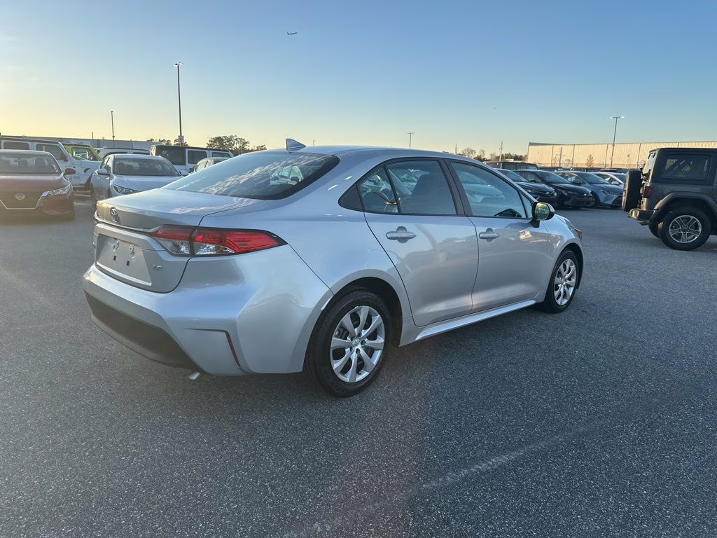 2025 Silver Toyota Corolla LE FWD Sedan