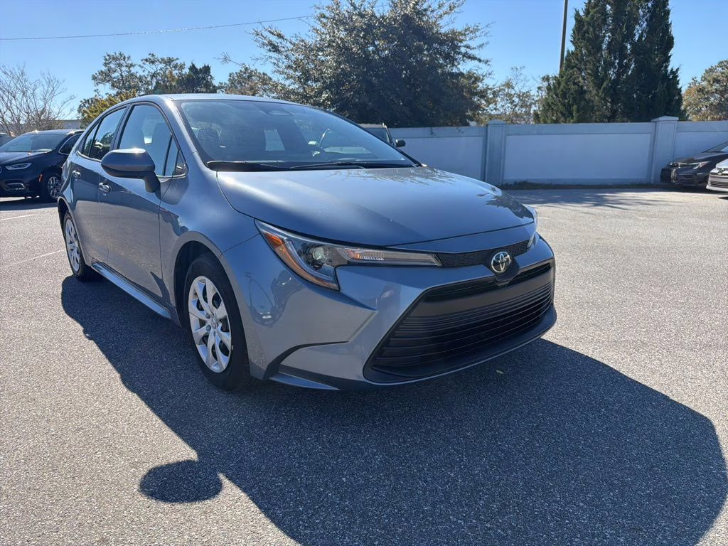 2025 Gray Toyota Corolla LE FWD Sedan