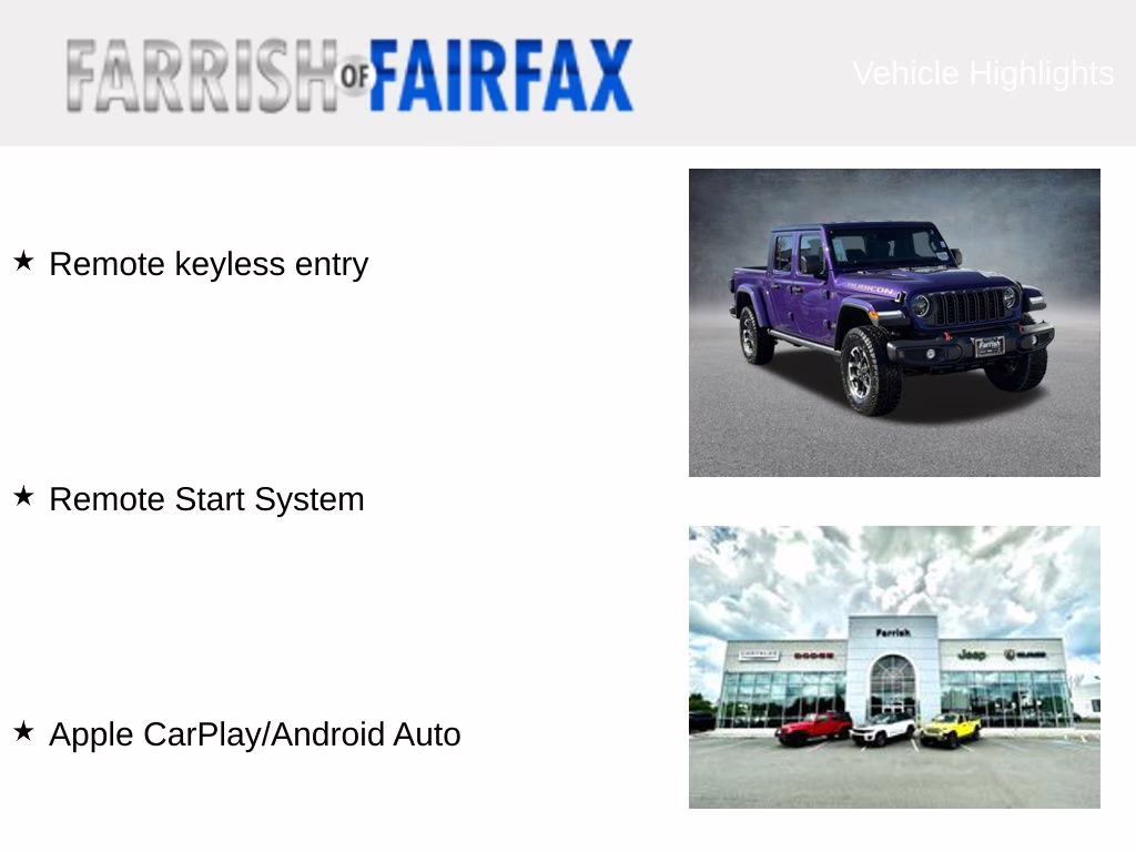 2026 Reign Jeep Gladiator Rubicon 4X4 Truck