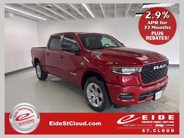 2026 Molten Red Pearlcoat Ram 1500 Big Horn 4X4 Truck