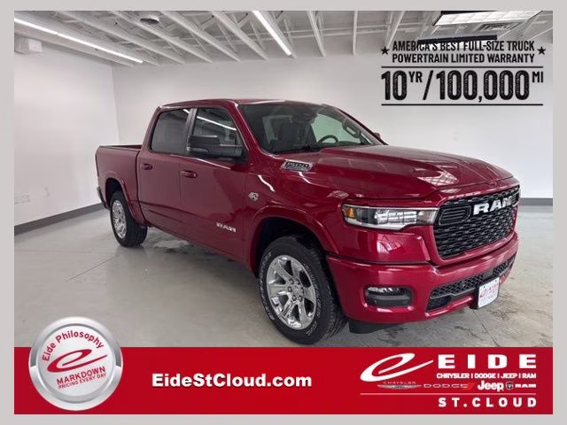 2026 Molten Red Pearlcoat Ram 1500 Big Horn 4X4 Truck
