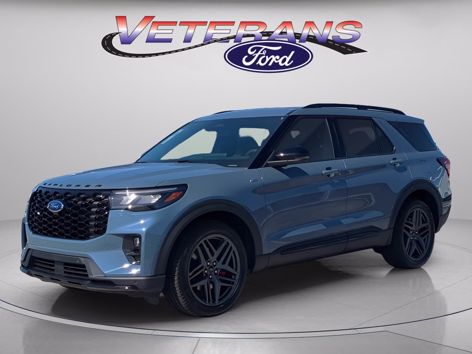 2026 Vapor Blue Metallic Ford Explorer ST-Line RWD SUV