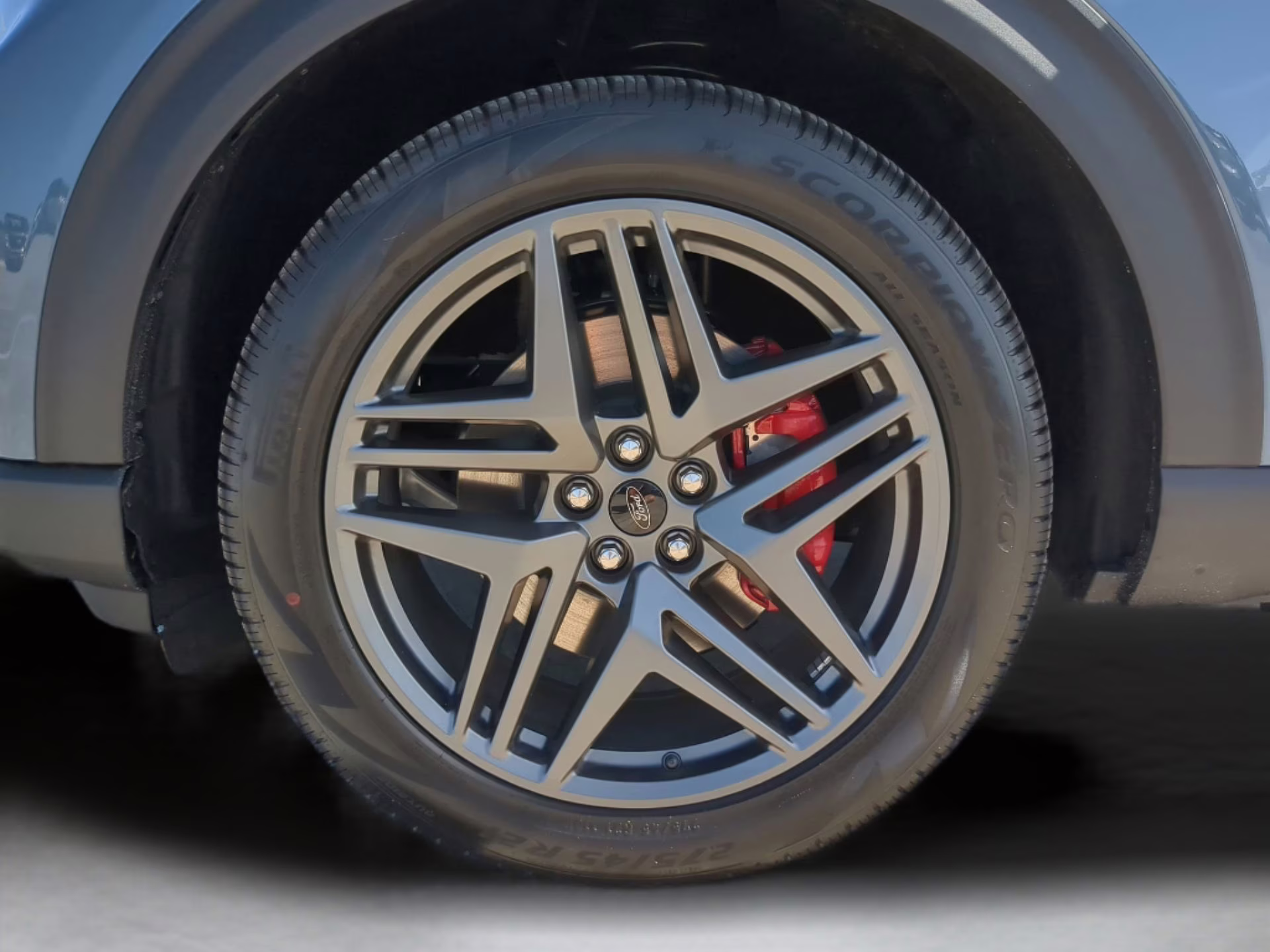 2026 Vapor Blue Metallic Ford Explorer ST-Line RWD SUV