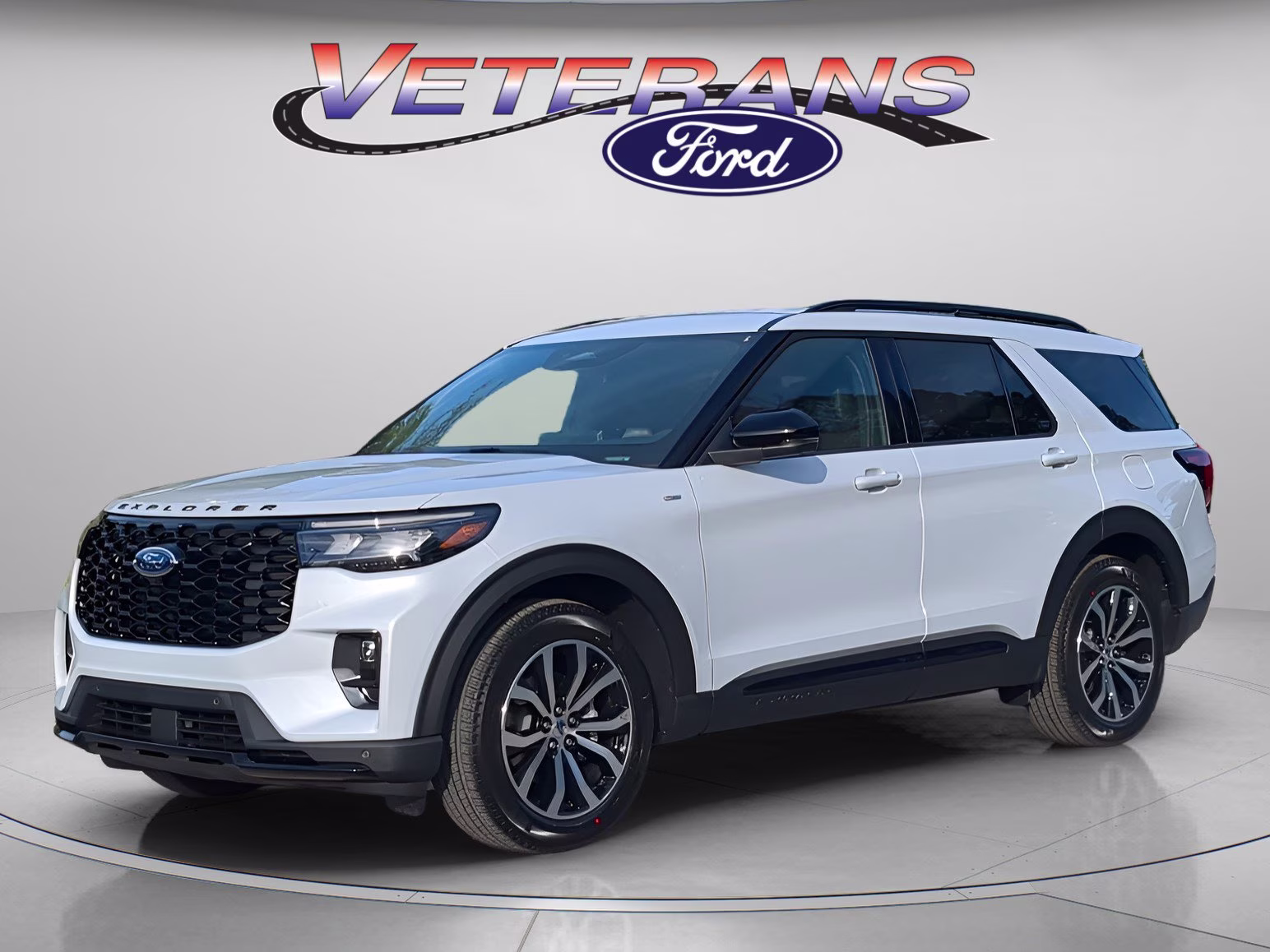 2026 Space White Metallic Ford Explorer ST-Line RWD SUV