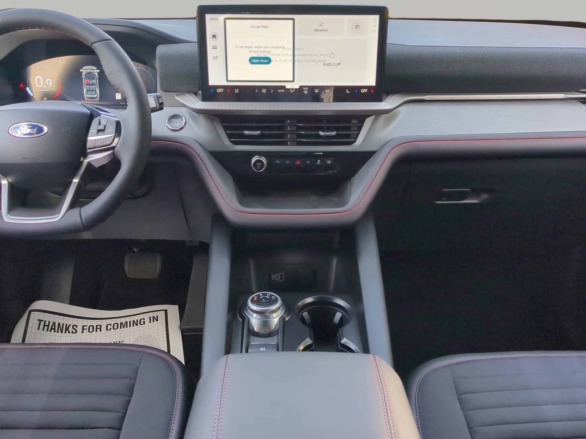 2026 Space White Metallic Ford Explorer ST-Line RWD SUV