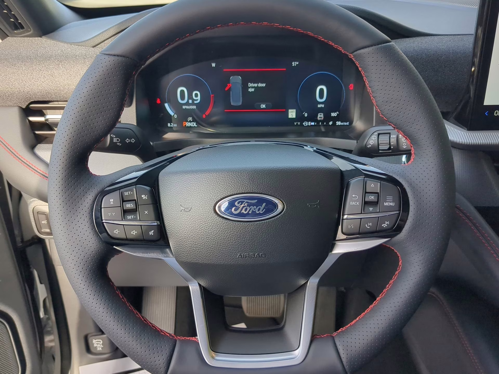 2026 Space White Metallic Ford Explorer ST-Line RWD SUV