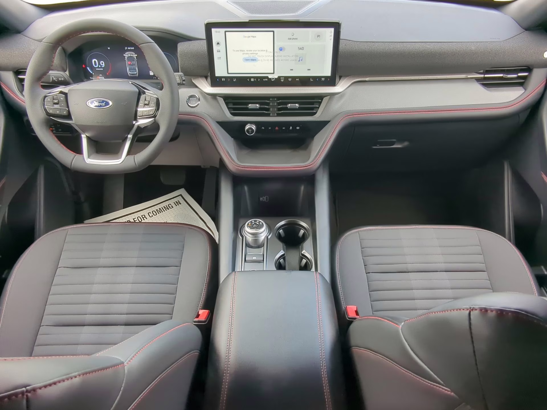 2026 Star White Metallic Tri-Coat Ford Explorer ST-Line RWD SUV