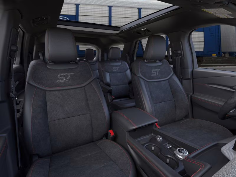 2026 Star White Metallic Tri-Coat Ford Explorer ST RWD SUV