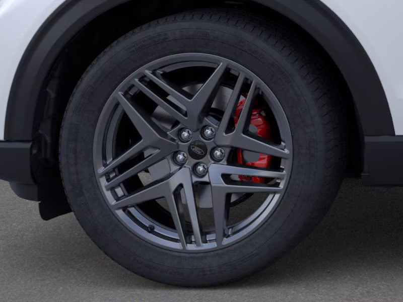 2026 Star White Metallic Tri-Coat Ford Explorer ST RWD SUV