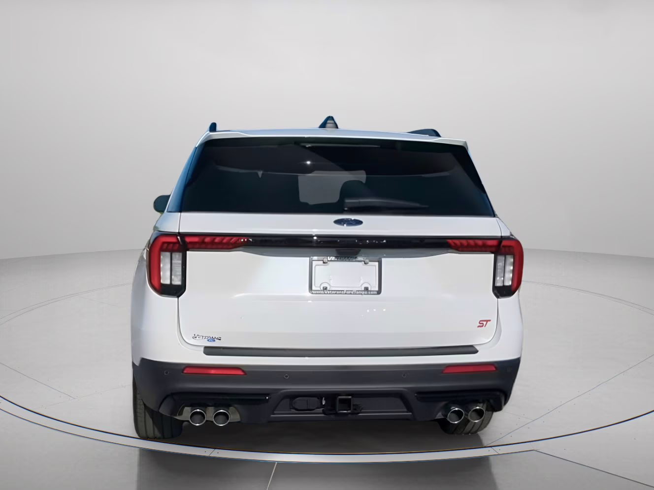 2026 Star White Metallic Tri-Coat Ford Explorer ST RWD SUV