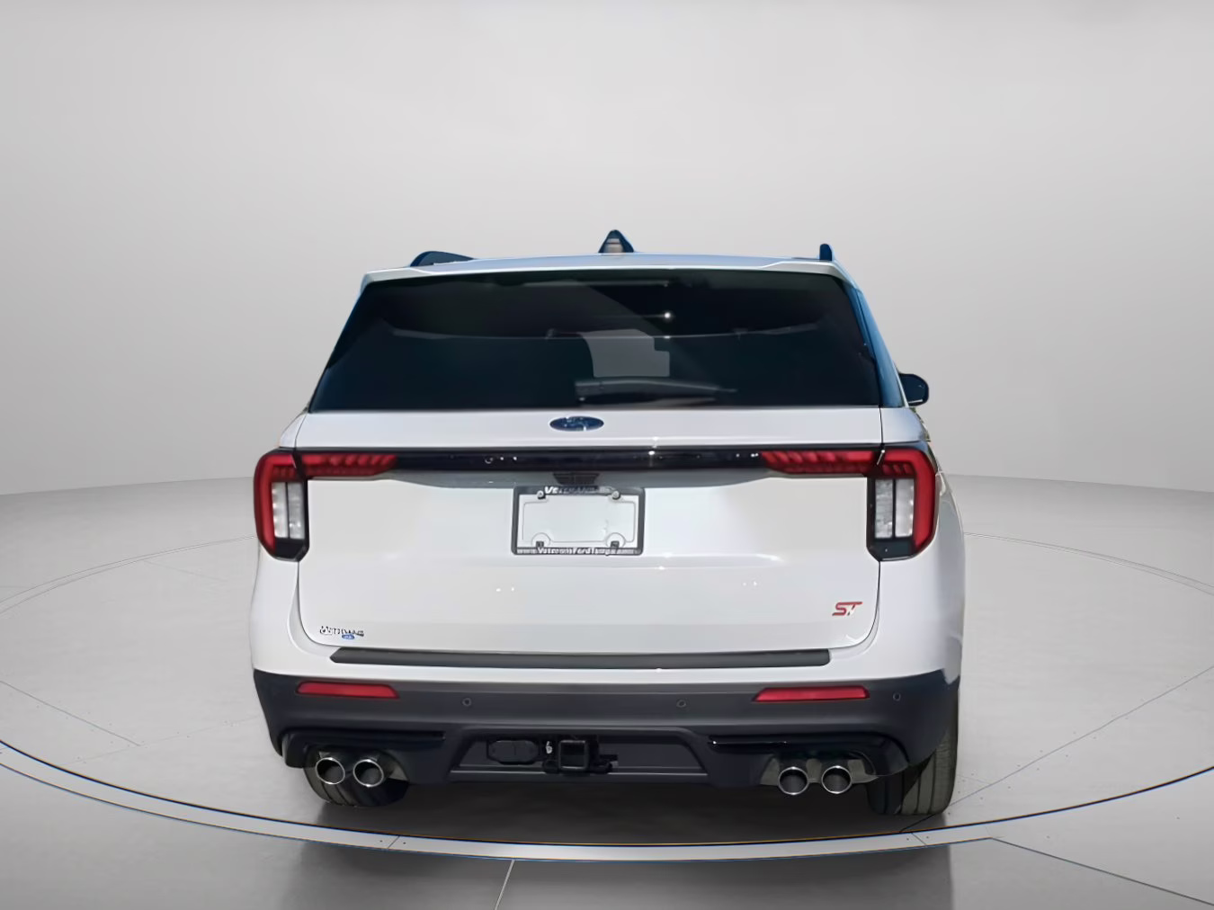 2026 Star White Metallic Tri-Coat Ford Explorer ST RWD SUV