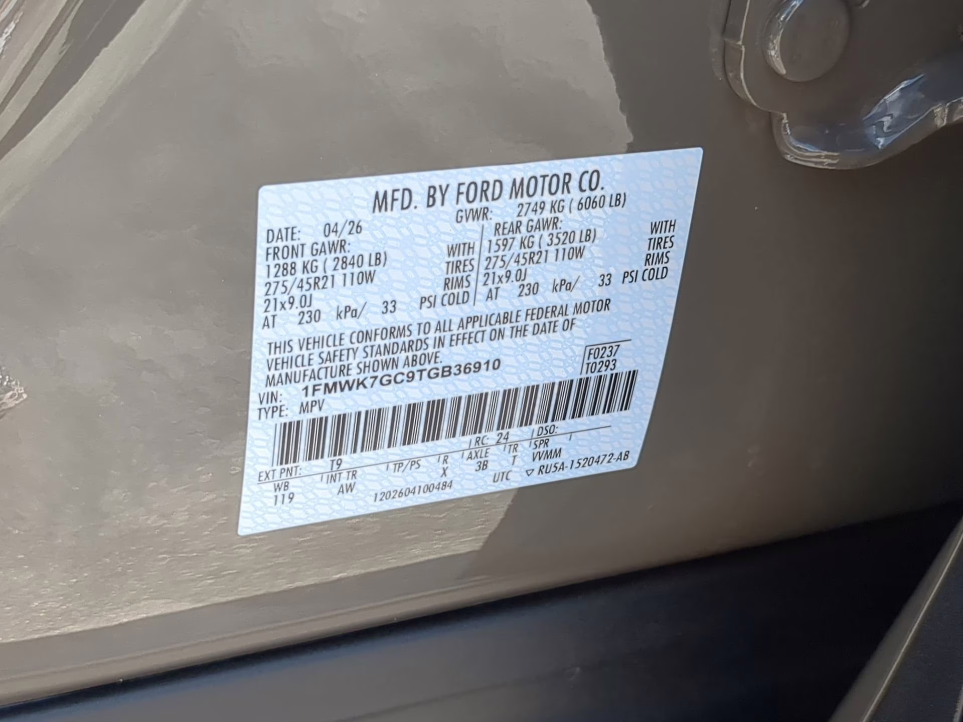 2026 Marsh Gray Ford Explorer ST RWD SUV