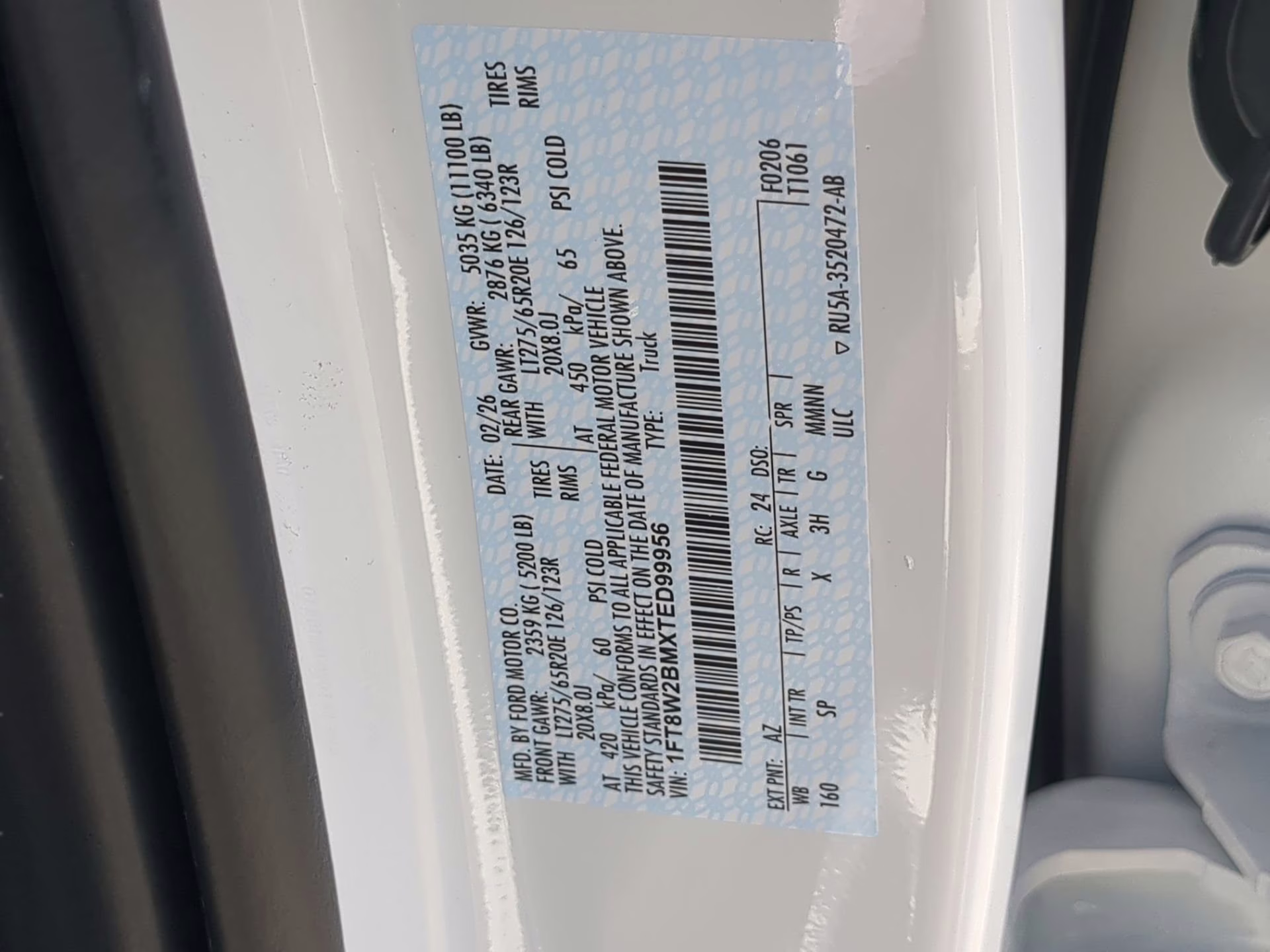 2026 Star White Metallic Tri-Coat Ford Super Duty F-250 SRW King Ranch Crew Cab Pickup 4X4 Truck