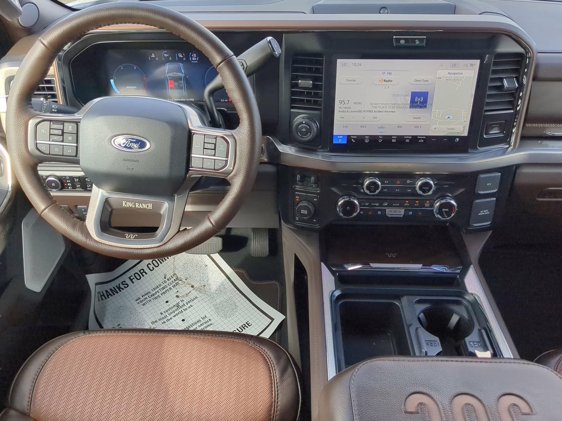 2026 Star White Metallic Tri-Coat Ford Super Duty F-350 SRW King Ranch Crew Cab Pickup 4X4 Truck