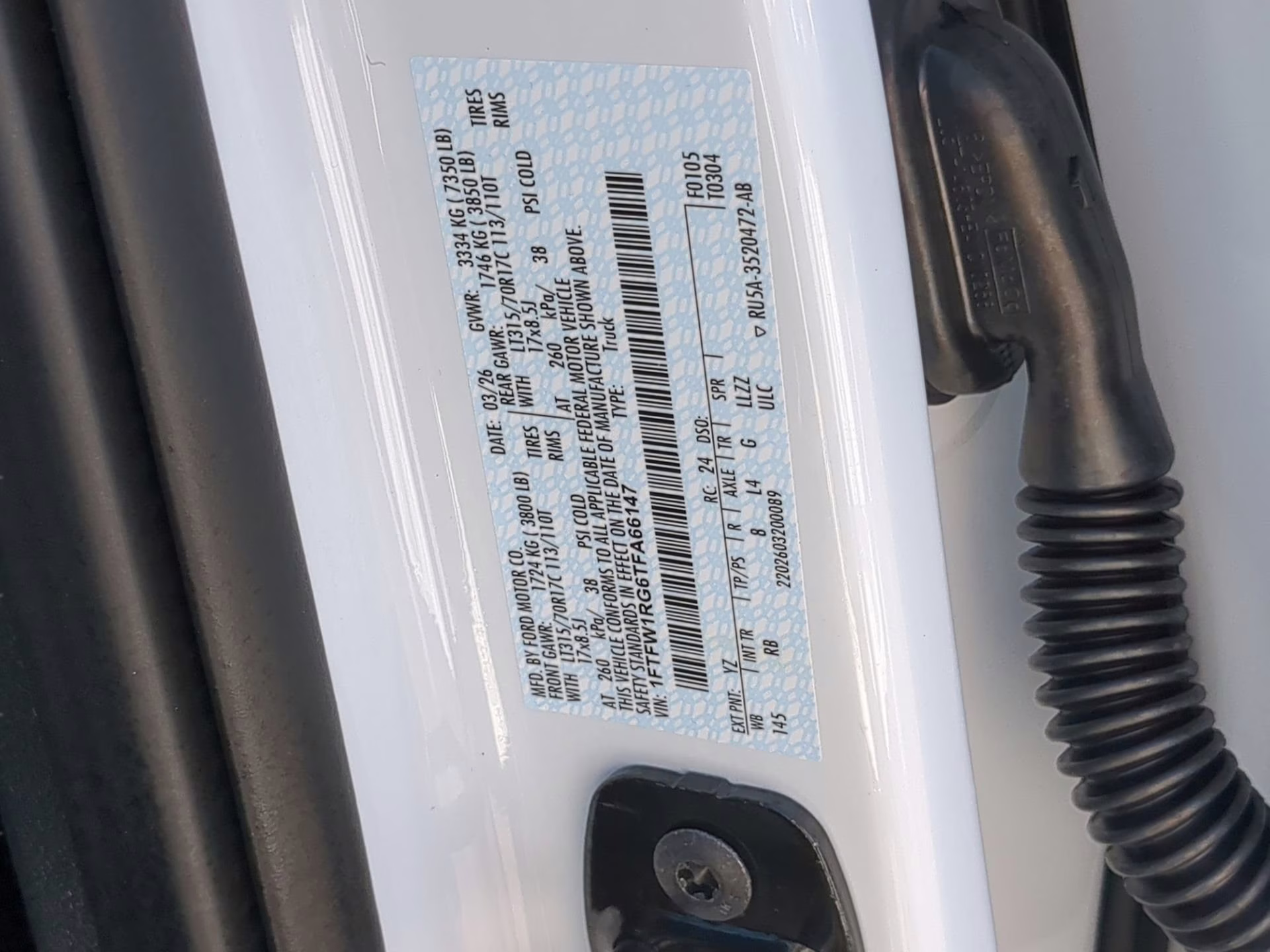 2026 Oxford White Ford F-150 Raptor Crew Cab Pickup 4X4 Truck