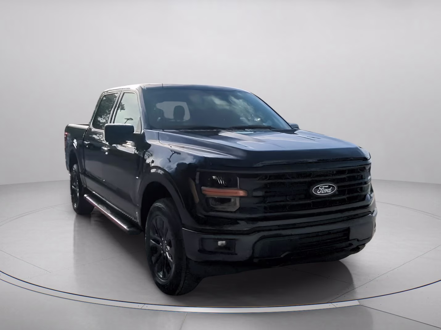 2026 Antimatter Blue Metallic Ford F-150 XLT Crew Cab Pickup 4X4 Truck