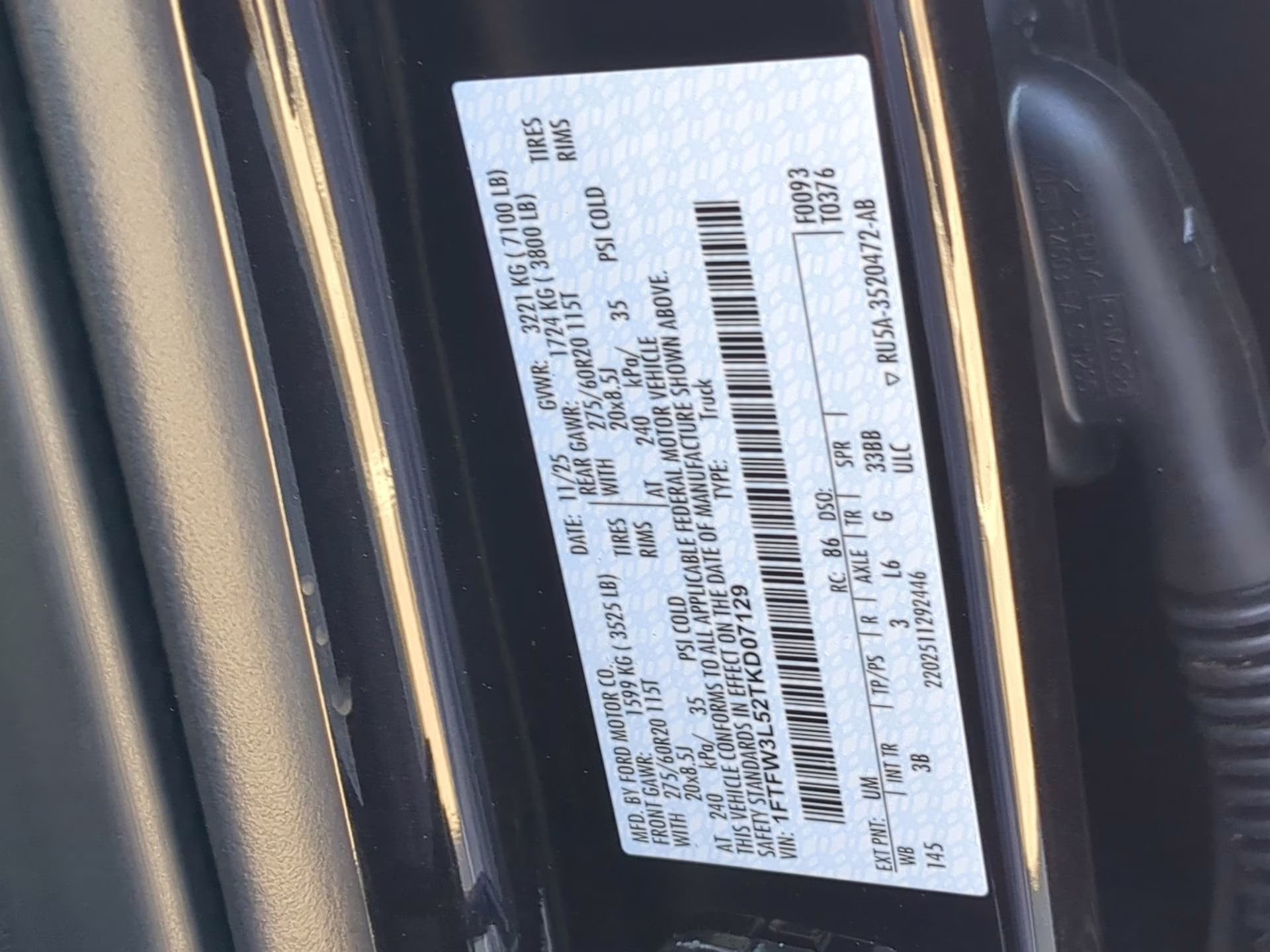 2026 Agate Black Metallic Ford F-150 XLT Crew Cab Pickup 4X4 Truck