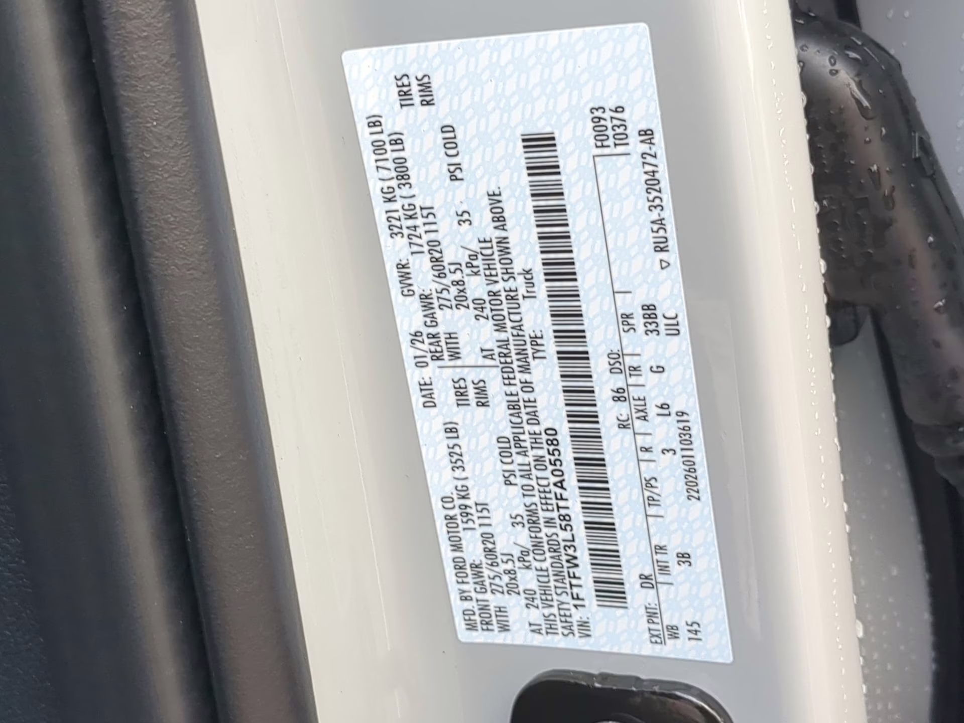 2026 Avalanche Ford F-150 XLT Crew Cab Pickup 4X4 Truck