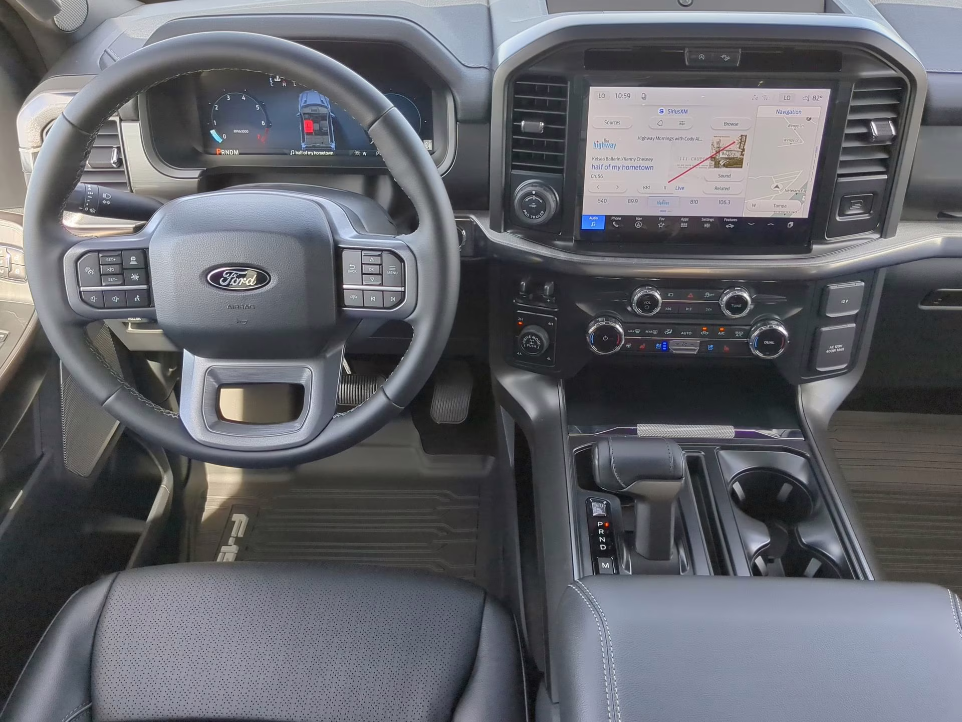 2026 Agate Black Metallic Ford F-150 LARIAT Crew Cab Pickup 4X4 Truck