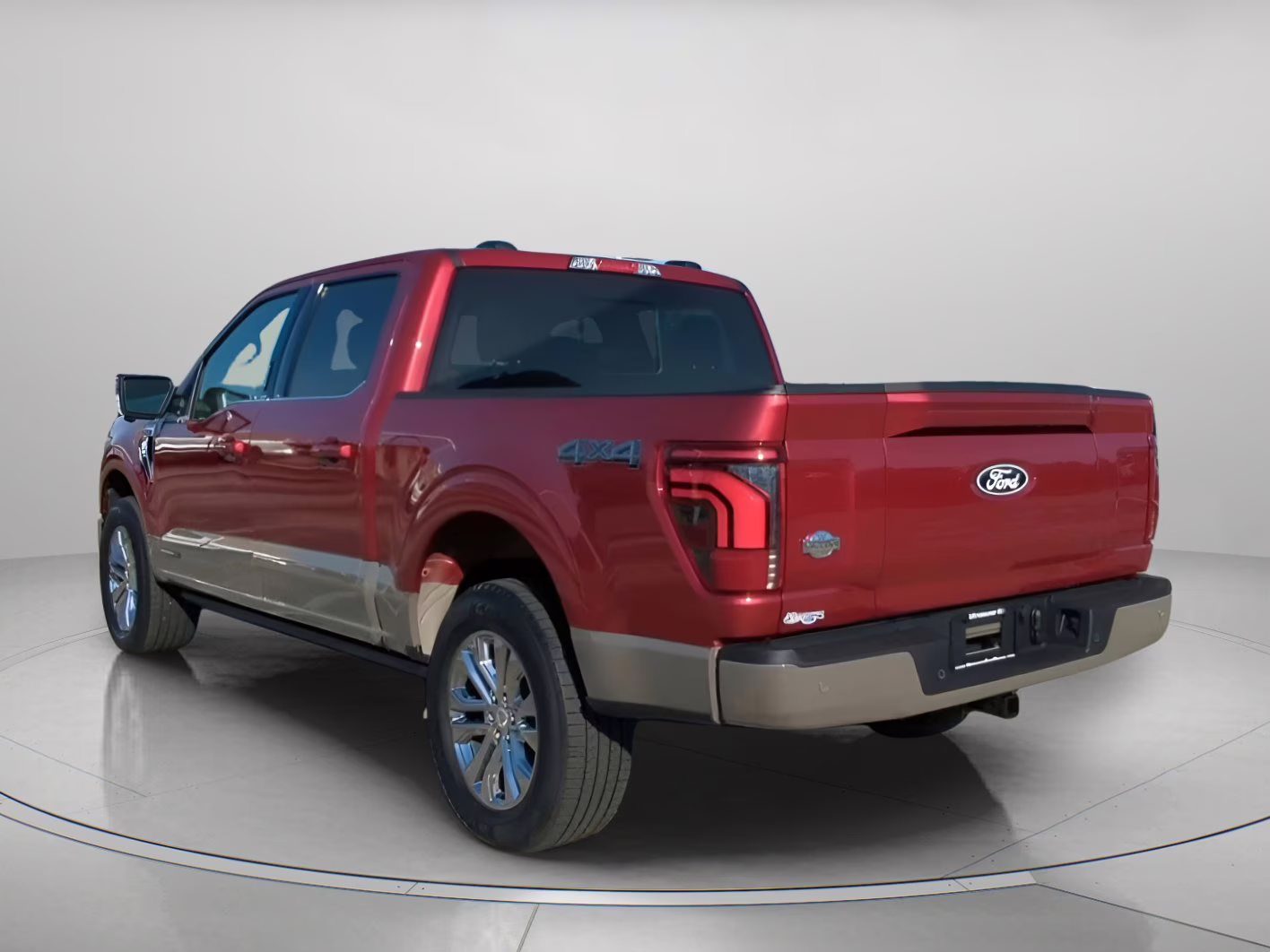 2026 Ruby Red Metallic Tinted Clearcoat Ford F-150 King Ranch Crew Cab Pickup 4X4 Truck