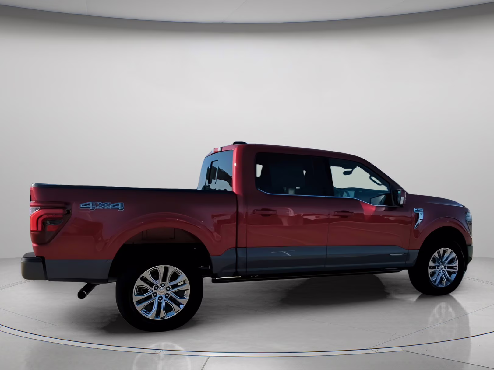 2026 Ruby Red Metallic Tinted Clearcoat Ford F-150 King Ranch Crew Cab Pickup 4X4 Truck