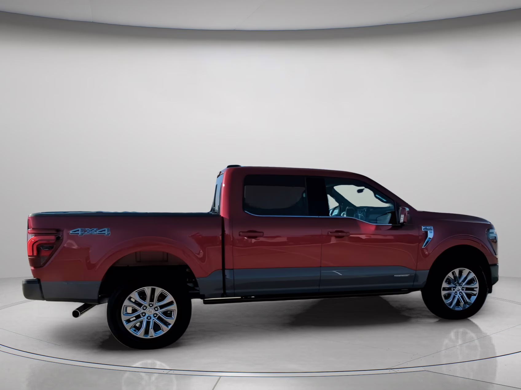 2026 Ruby Red Metallic Tinted Clearcoat Ford F-150 King Ranch Crew Cab Pickup 4X4 Truck