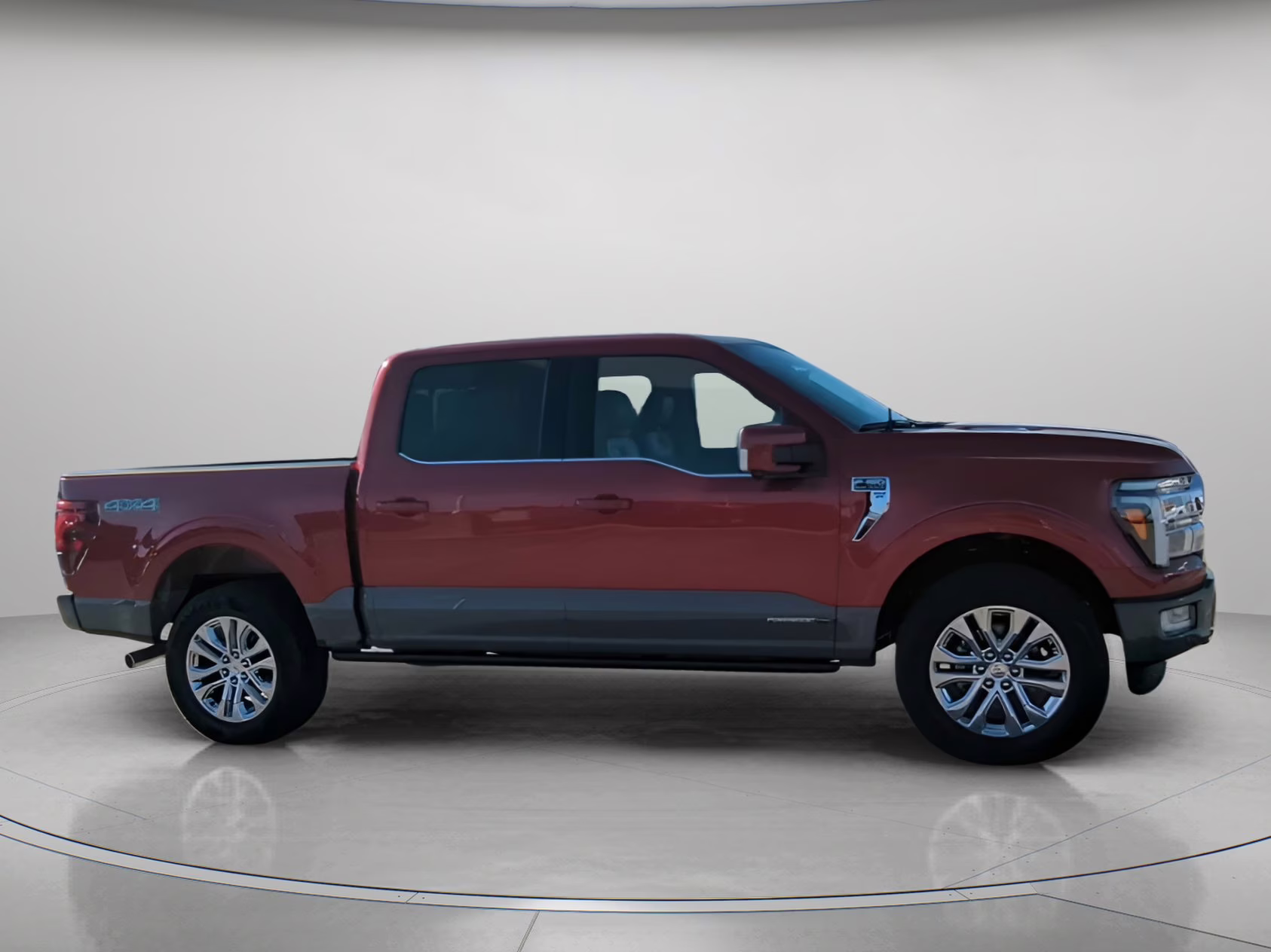 2026 Ruby Red Metallic Tinted Clearcoat Ford F-150 King Ranch Crew Cab Pickup 4X4 Truck