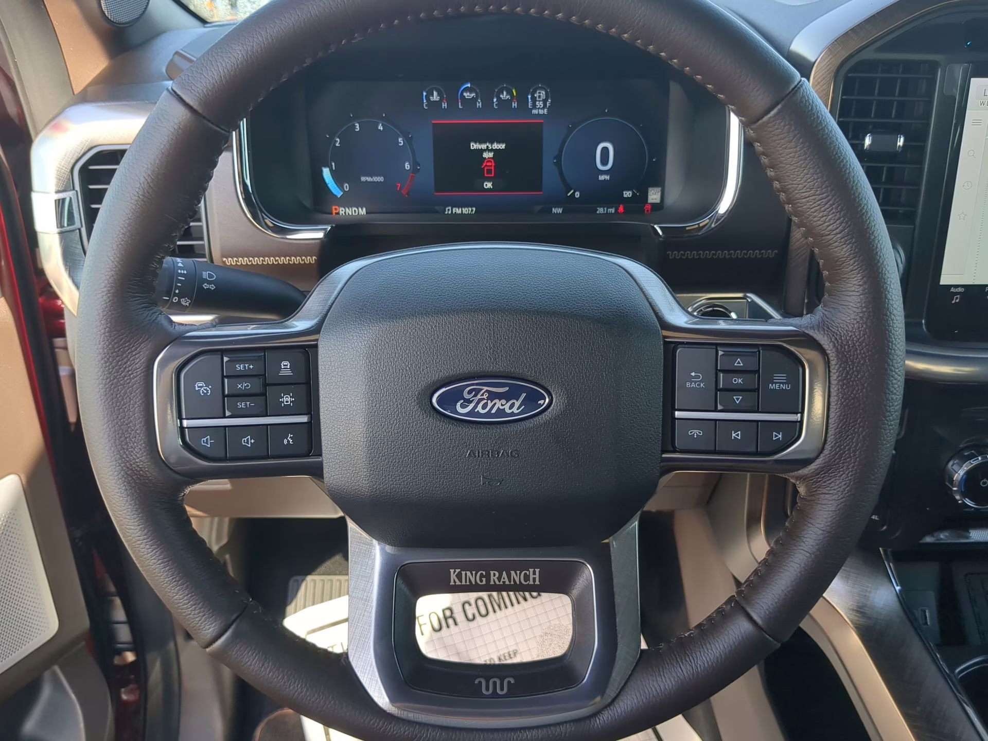 2026 Ruby Red Metallic Tinted Clearcoat Ford F-150 King Ranch Crew Cab Pickup 4X4 Truck