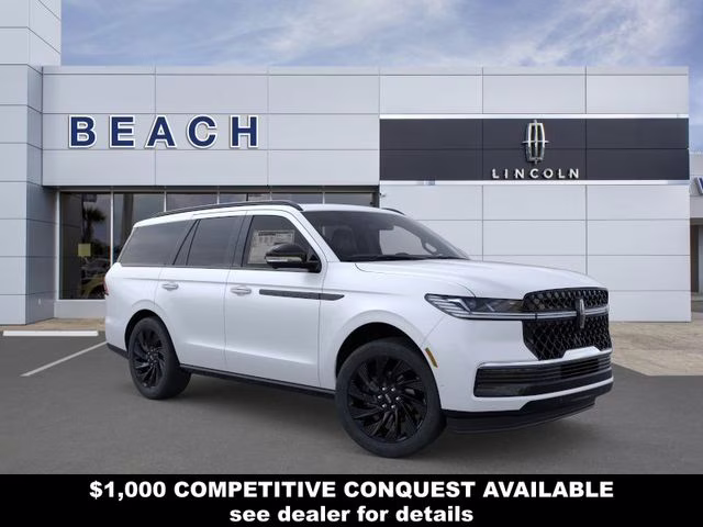 2025 Pristine White Metallic Tri-Coat Lincoln Navigator Reserve 4X4 SUV