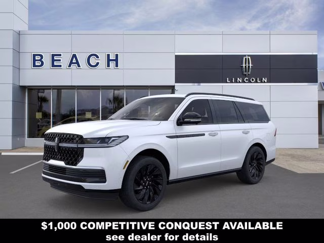 2025 Pristine White Metallic Tri-Coat Lincoln Navigator Reserve 4X4 SUV