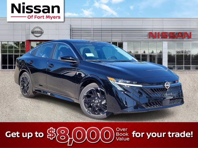 2026 Super Black Nissan Sentra SR FWD Sedan