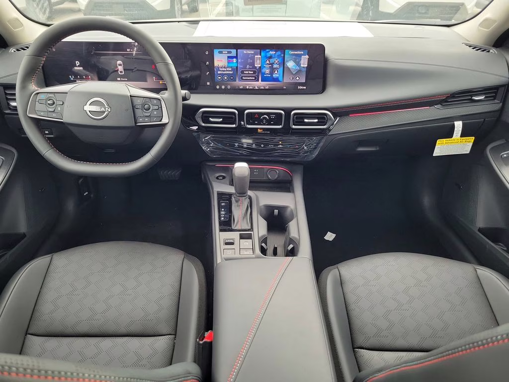 2026 Aspen White/Super Black Nissan Sentra SR FWD Sedan