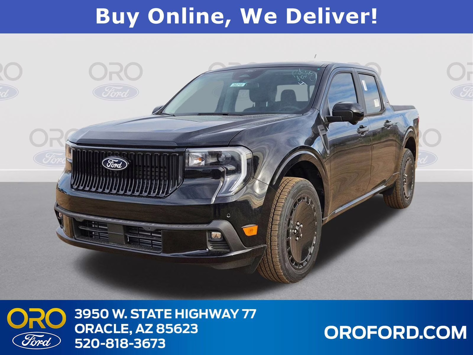 2026 Shadow Black Ford Maverick Lobo High AWD Truck