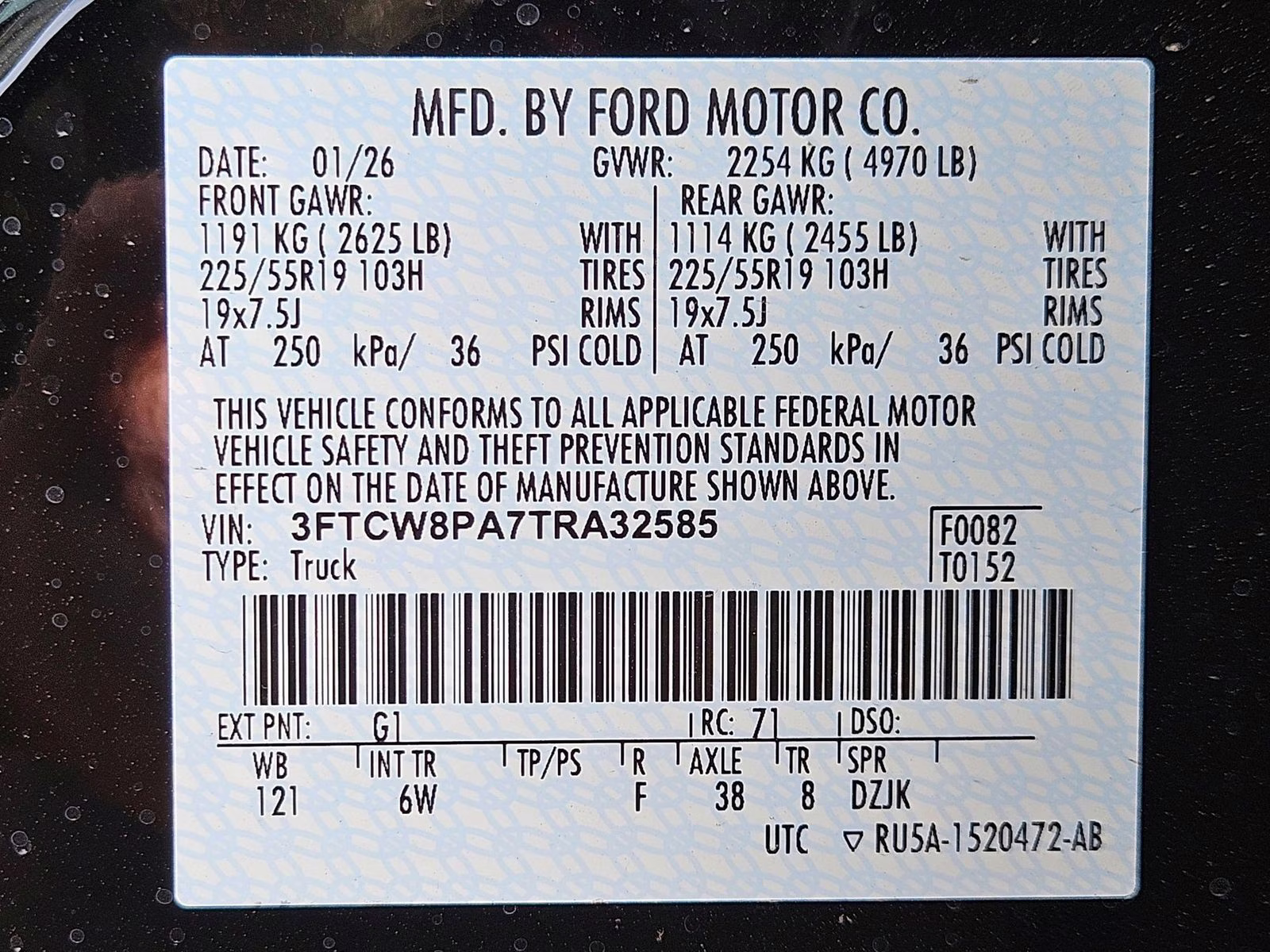 2026 Shadow Black Ford Maverick Lobo High AWD Truck