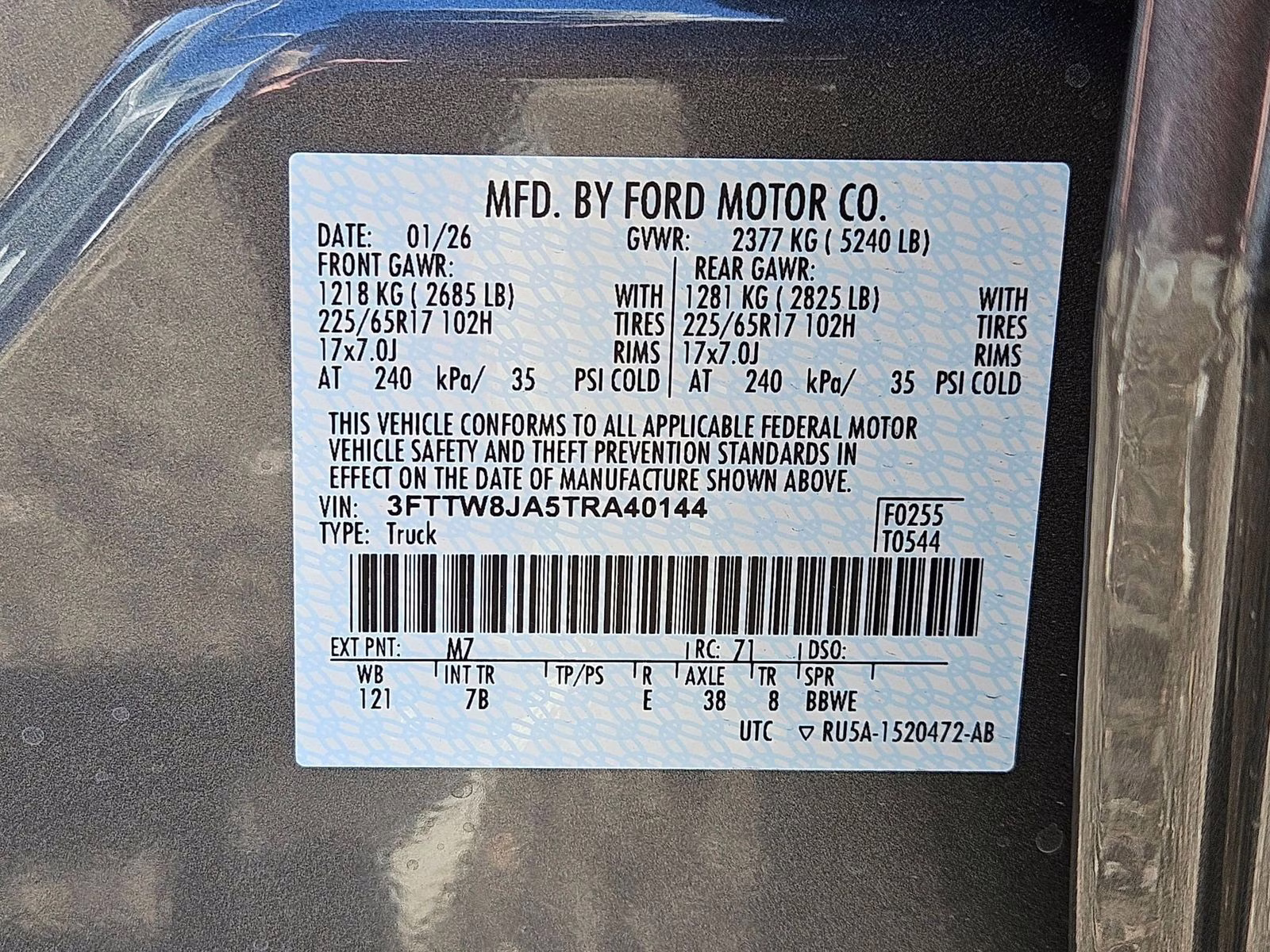 2026 Gray Metallic Ford Maverick XLT AWD Truck