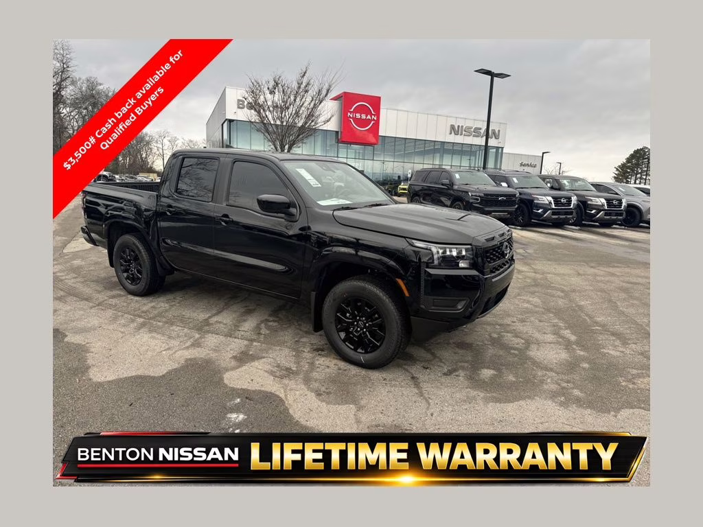 2026 Super Black Nissan Frontier SV 4X4 Truck