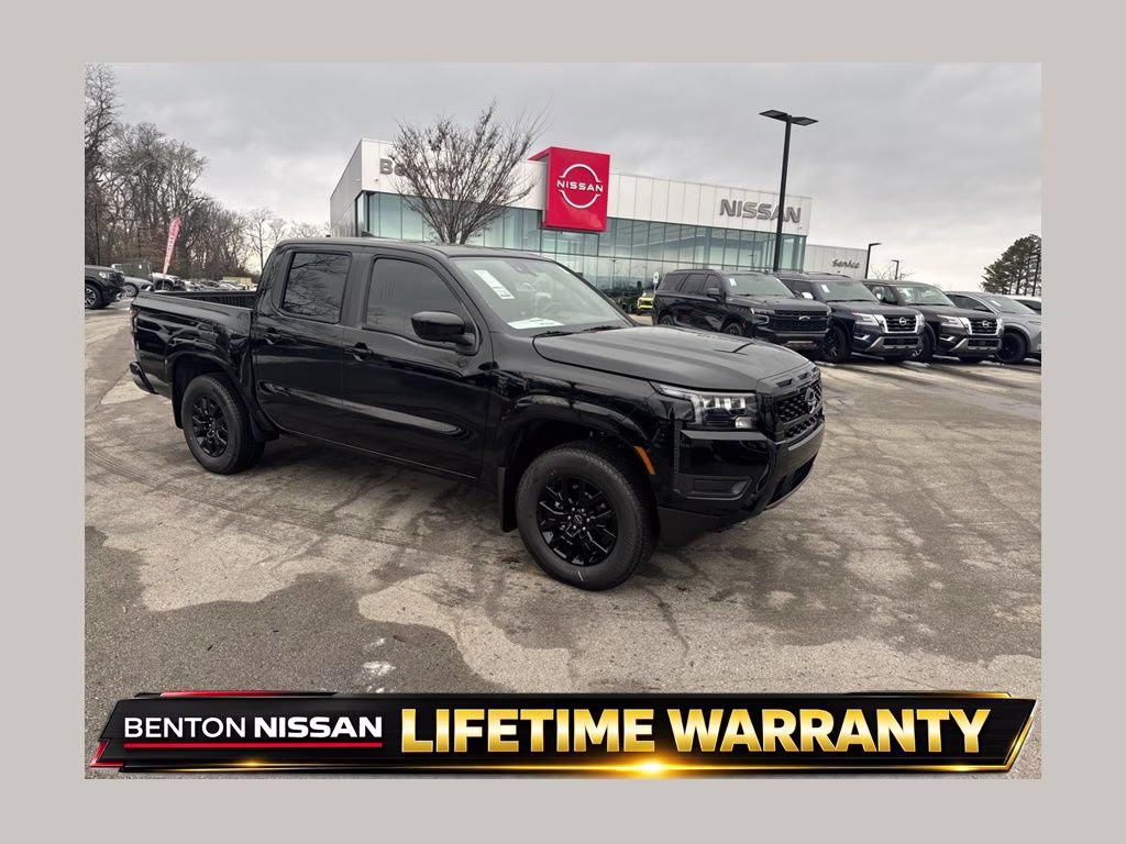 2026 Super Black Nissan Frontier SV 4X4 Truck